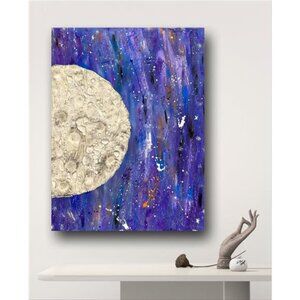 Painting Lonely Moon